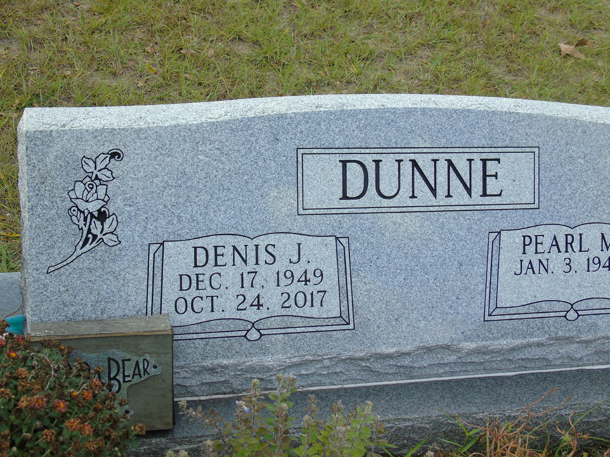 Headstone for Dunne, Denis James